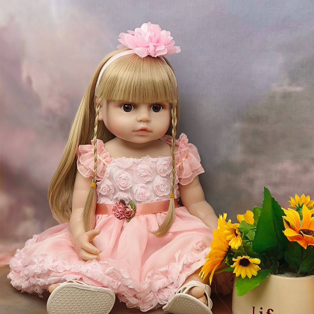 リボーンドールフルプラスチックボディはつまむことができますシミュレーション赤ちゃんのおもちゃ女の子の変更ギフト人形 リボーンドールフルプラスチックボディはつまむことができますシミュレーション赤ちゃんのおもちゃ女の子の変更ギフト人形