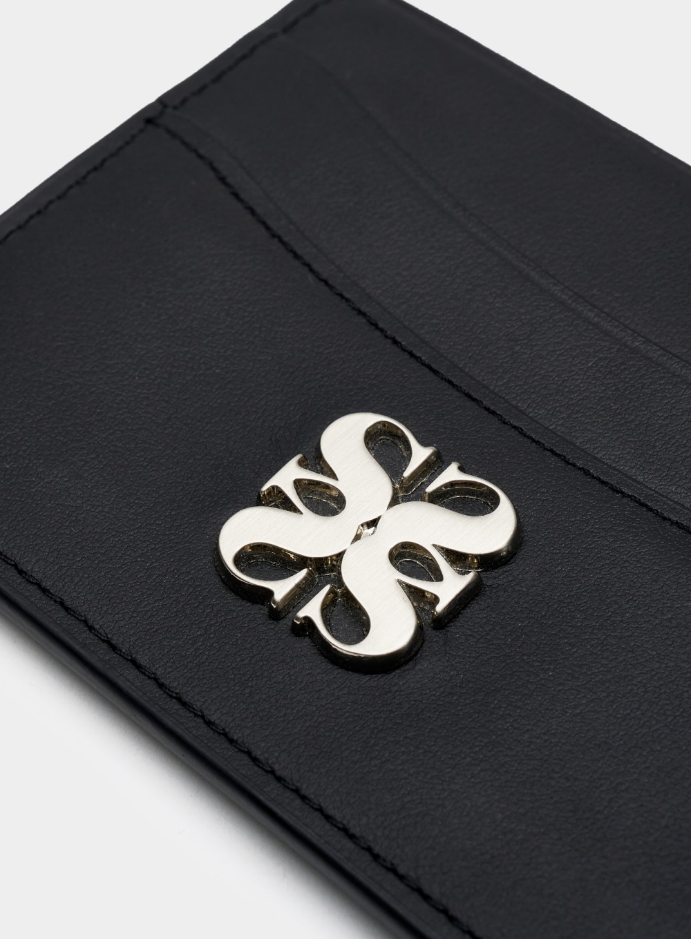 【SATUR】 RIGA LEATHER CARD HOLDER : CLASSIC BLACK