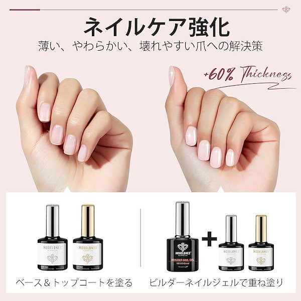 Qoo10] Modelones ジェルネイル トップ