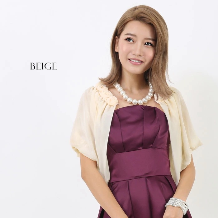 【急速出荷】 ボレロ 結婚式 レディース 大人 パーティーボレロ フォーマル フリル フレア アウター カーディガン お呼ばれ シフォン party bolero 黒 ブラック 結婚式ボレロ ドレス