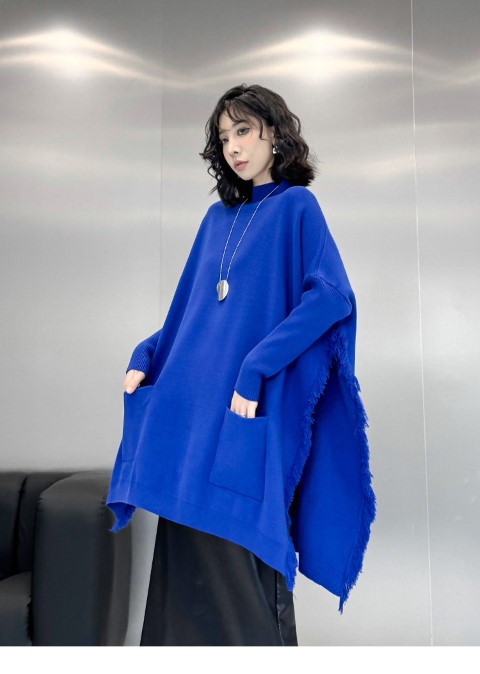 ロング丈トップス 長袖 ニット シンプル カジュアル ユニーク 個性派 レディース大きいサイズ レディース きれいめ 半袖 七分袖 五分袖 無地 冬春 cut and sewn ロング丈トップス 長袖 ニット シンプル カジュアル ユニーク 個性派 レディース大きいサイズ レディース きれいめ 半袖 七分袖 五分袖 無地 冬春 cut and sewn