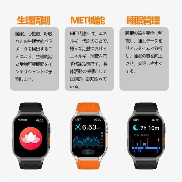 スマートウォッチ 血糖モニタリング 音声通話 血糖値 血圧 血中酸素 電話通知 心拍数 着信通知 2.01インチ 大画面 日本語 歩数計 健康管理 生活防水 227 スマートウォッチ 血糖モニタリング 音声通話 血糖値 血圧 血中酸素 電話通知 心拍数 着信通知 2.01インチ 大画面 日本語 歩数計 健康管理 生活防水 227