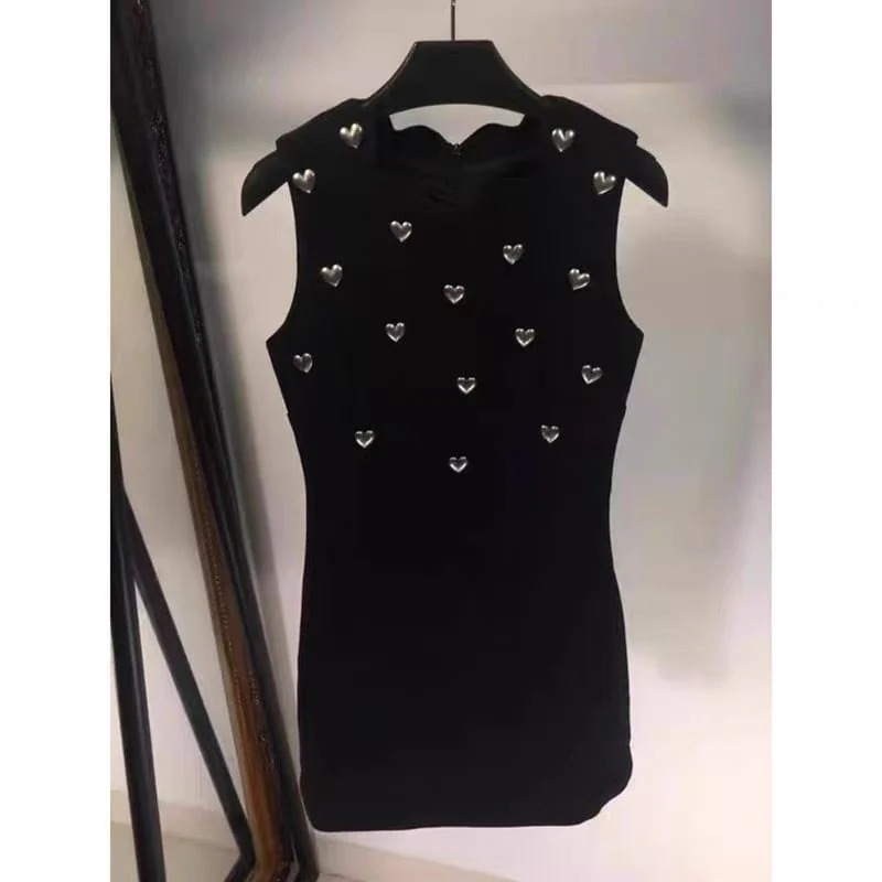 新入荷　ソリッドハートミニワンピース　人気トップス　コーデ　パーティードレス　二次会　上品　おしゃれ