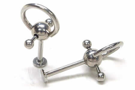 ボディピアス スレーブスピナーラブレット 14G サージカルステンレス316L ストレートバーベル CBR 耳 軟骨 ヘリックス 口 リップ 舌 ユニーク 取り外し可能 slsplxxxxxxxx
