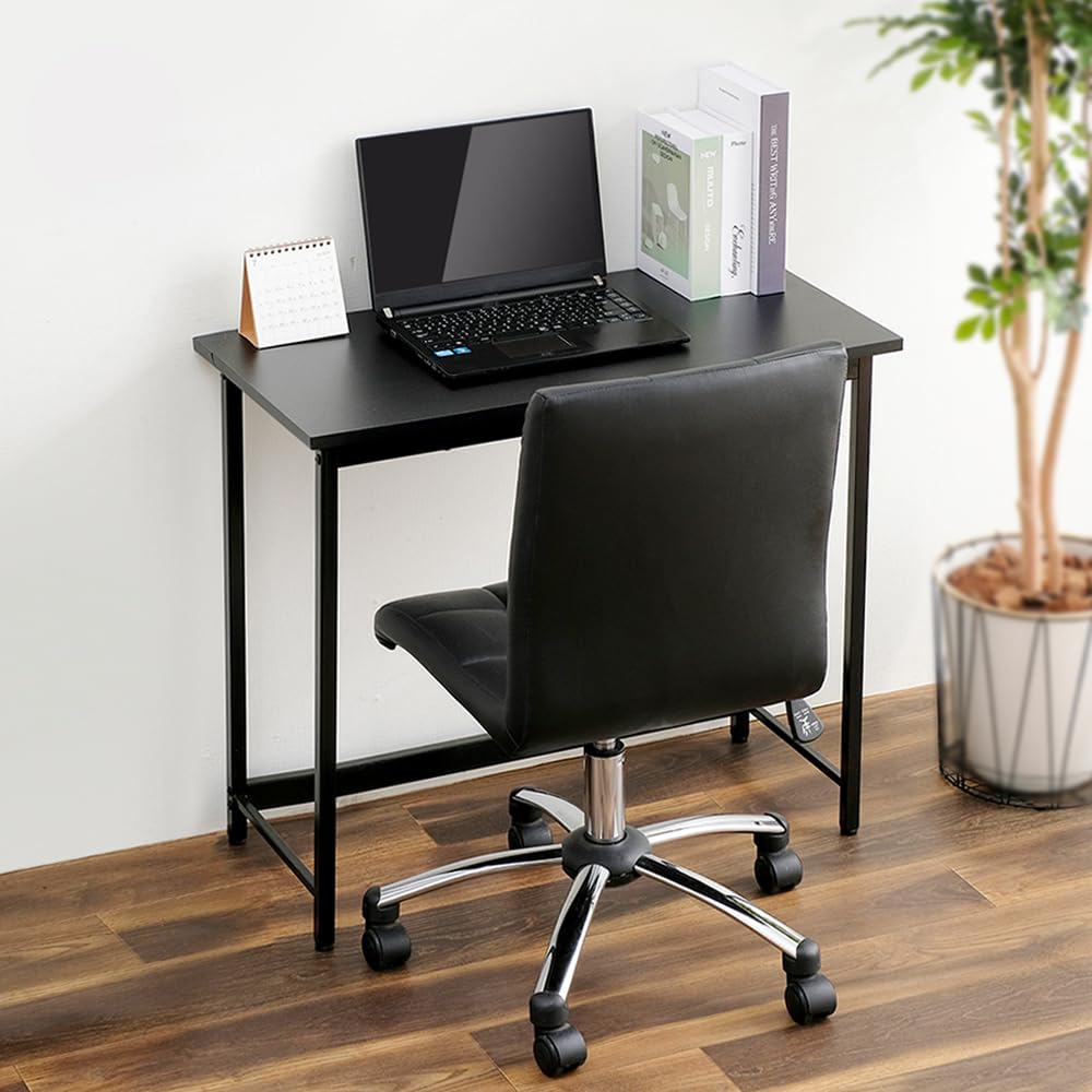 【組立簡単】アイリスオーヤマ 机 デスク パソコンデスク pcデスク シンプル 幅80cm 奥行40cm ライトナチュラル×ホワイト ベーシックデスク 勉強机 ワークデスク 80×40 BDK-804