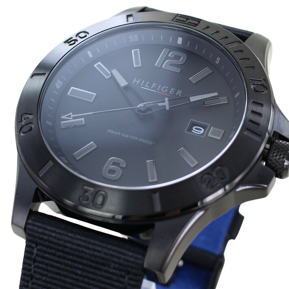 トミーヒルフィガー 腕時計 メンズ ブラック クオーツ 時計 ファブリック レザー デイト表示 ギフト プレゼント 男性用 おしゃれ ビジネス カジュアル ブランド ウォッチ 就職祝い 誕生日 記念日 トミーヒルフィガー 腕時計 メンズ ブラック クオーツ 時計 ファブリック レザー デイト表示 ギフト プレゼント 男性用 おしゃれ ビジネス カジュアル ブランド ウォッチ 就職祝い 誕生日 記念日