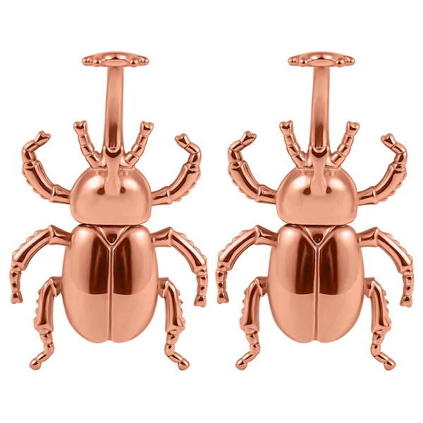 Qoo10] ボディピアス 8G カブトムシウエイト