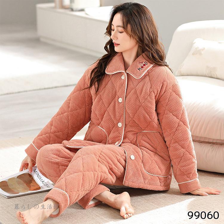 パジャマ キルト キルティング パジャマ ウェア あったかパジャマ 上下セット ふわふわ 暖かい 長袖 軽い ゆったり 大きめ スェット 近所着 パジャマ キルト キルティング パジャマ ウェア あったかパジャマ 上下セット ふわふわ 暖かい 長袖 軽い ゆったり 大きめ スェット 近所着