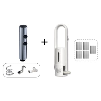 [お得なセットまとめ] 高水圧 シャワーヘッド トイレスプレー 洗浄セット 3mホース壁掛け 手持ちホース 掃除用ノズルセット 便器内 洗浄 掃除 トイレ掃除 節水 水流調整 手持ち シャワー 多機