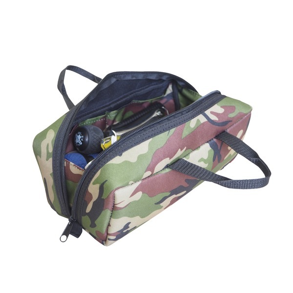 (業務用20セット)DBLTACT トレジャーボックス(作業バッグ/手提げ鞄) Mサイズ 自立型/軽量 DTQ-M-CA 迷彩 (収納用具)