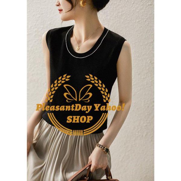 Tシャツ レディース 40代 夏 新作 オシャレ トップス 白ニットソー ノースリーブ 大人 通勤 カジュアル韓国風 Uvカット薄手ニッソー Tシャツ レディース 40代 夏 新作 オシャレ トップス 白ニットソー ノースリーブ 大人 通勤 カジュアル韓国風 Uvカット薄手ニッソー