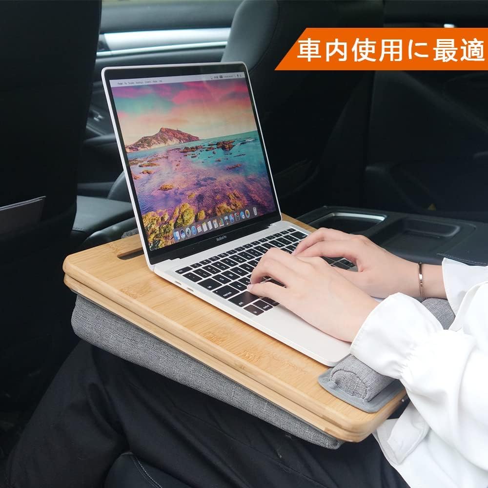 膝上テーブル ノートパソコンデスク 角度/高さ調節可能 マウスバッドなしで使用便利 クッションテーブル ノートパソコン用ラップデスク 膝上タブレットスタンド 持ち運び便利 車 pc 50642 膝上テーブル ノートパソコンデスク 角度/高さ調節可能 マウスバッドなしで使用便利 クッションテーブル ノートパソコン用ラップデスク 膝上タブレットスタンド 持ち運び便利 車 pc 50642