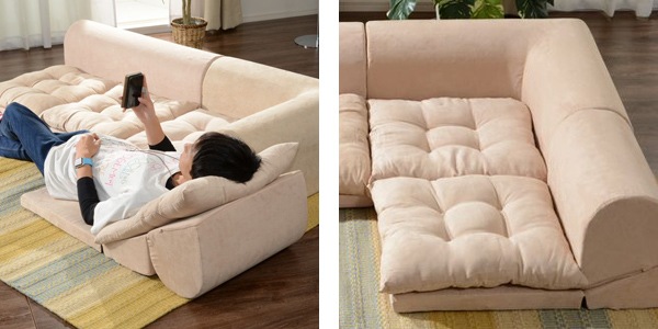 ローソファ コーナーソファー 3点セット Fluffy ソファー ソファ フロアーソファー フロアソファ １人掛け 一人掛け 1人用 ２人掛け 二人掛け ２人用 コーナー用 セット 軽量 軽い