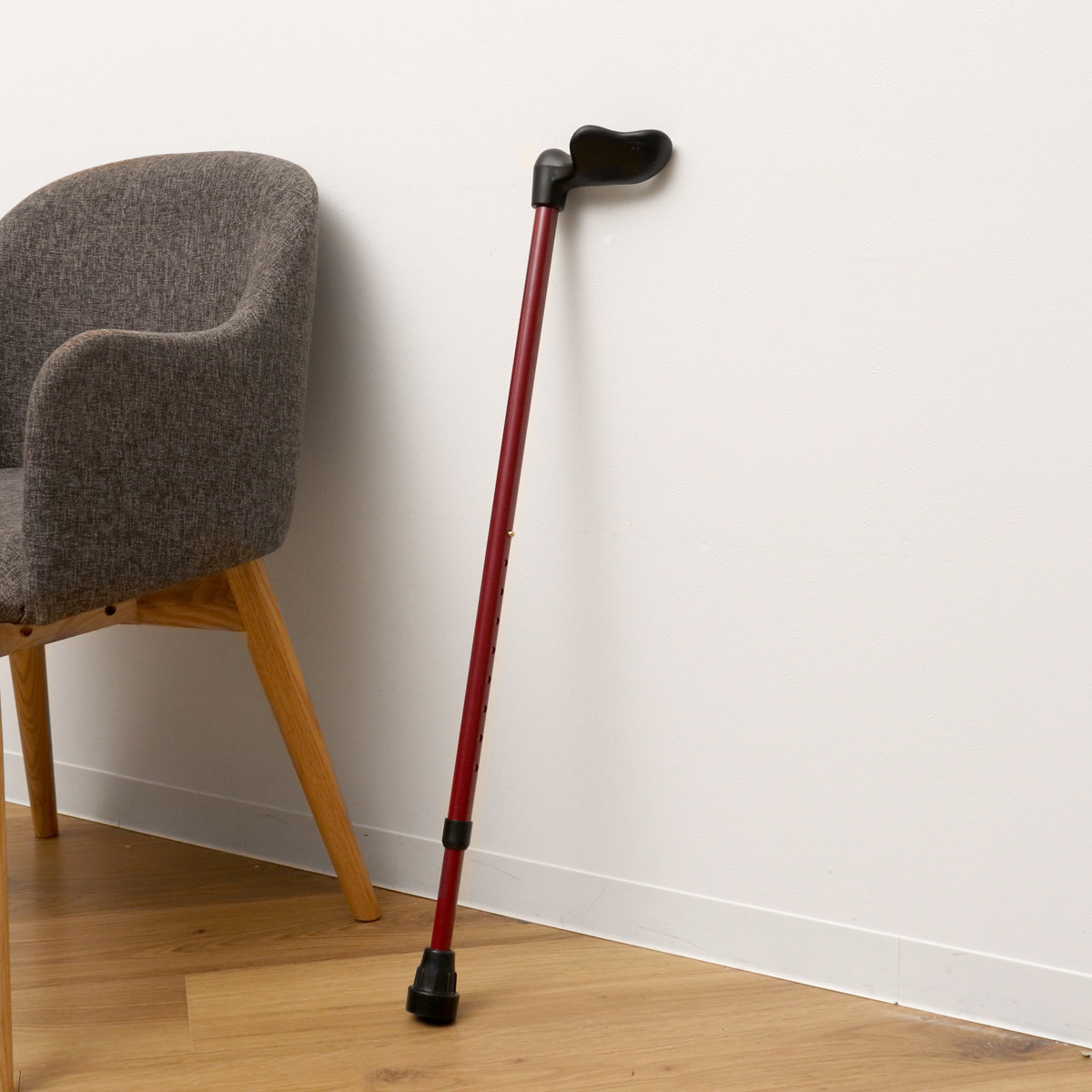 杖 伸縮 オッセンベルグ FGシリーズ 右手用 幅広グリップ つえ ツエ 伸縮杖 右利き 一点杖 幅広 長さ調節 軽量 介護 歩行補助 高齢者 おしゃれ リハビリ用 介護用品 9段階調節 歩行