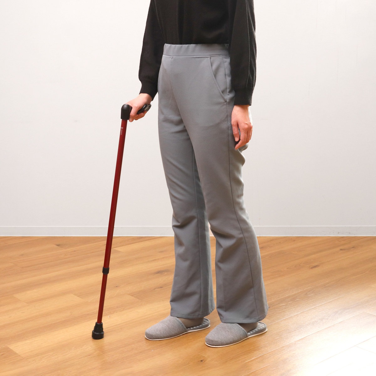 杖 伸縮 オッセンベルグ FGシリーズ 右手用 幅広グリップ つえ ツエ 伸縮杖 右利き 一点杖 幅広 長さ調節 軽量 介護 歩行補助 高齢者 おしゃれ リハビリ用 介護用品 9段階調節 歩行