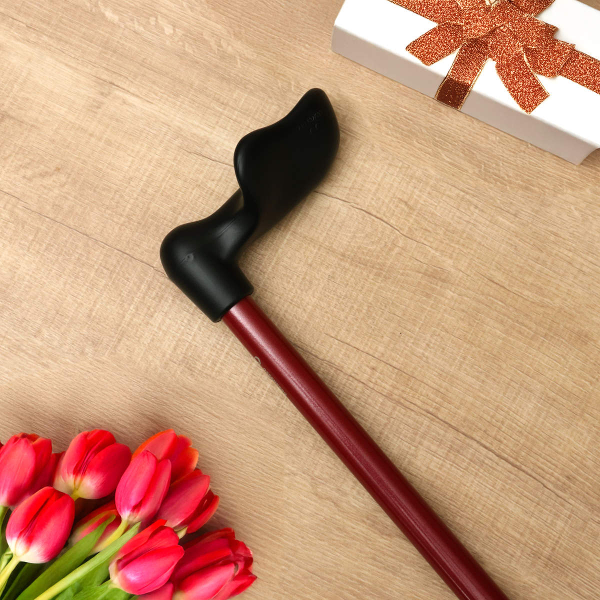 杖 伸縮 オッセンベルグ FGシリーズ 右手用 幅広グリップ つえ ツエ 伸縮杖 右利き 一点杖 幅広 長さ調節 軽量 介護 歩行補助 高齢者 おしゃれ リハビリ用 介護用品 9段階調節 歩行