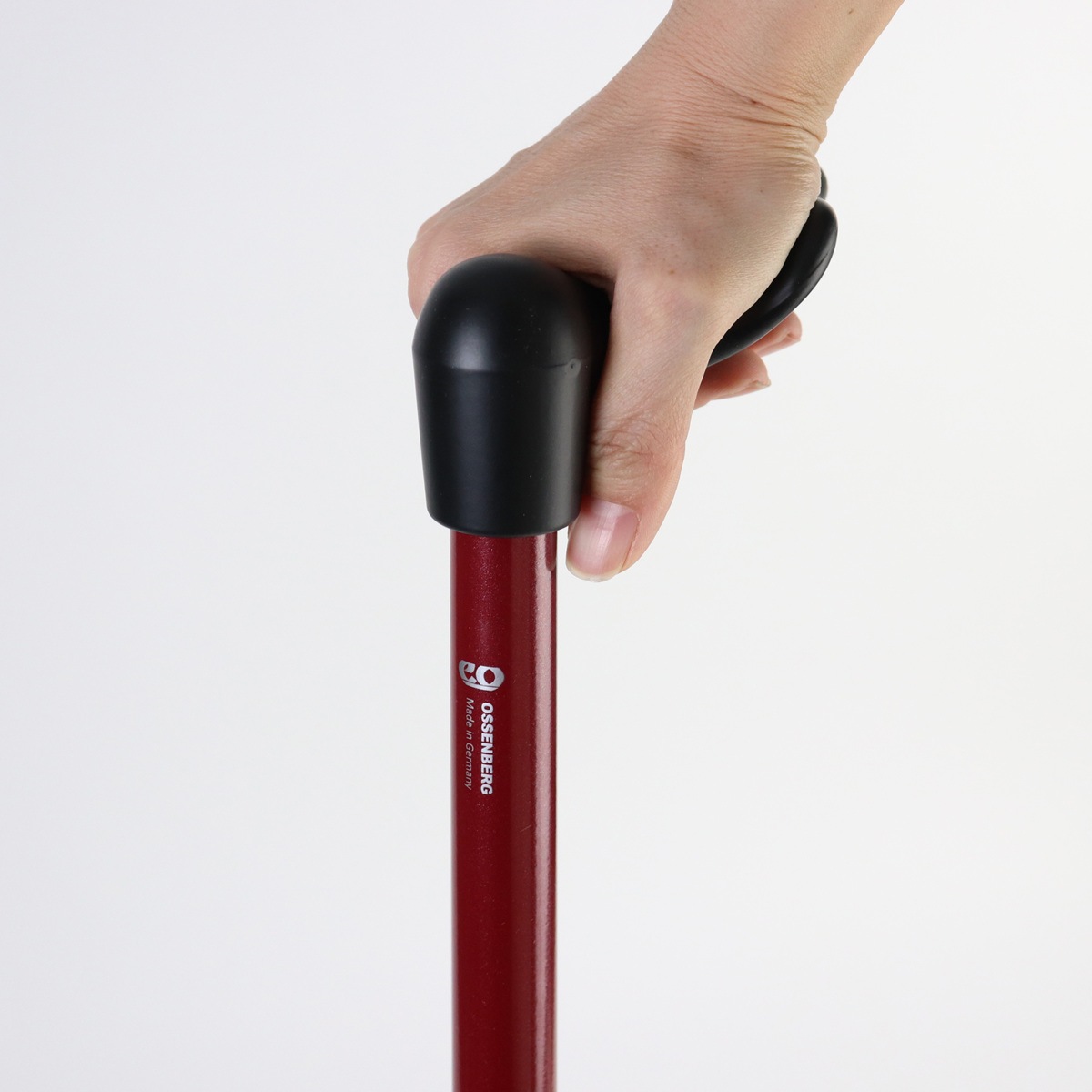杖 伸縮 オッセンベルグ FGシリーズ 右手用 幅広グリップ つえ ツエ 伸縮杖 右利き 一点杖 幅広 長さ調節 軽量 介護 歩行補助 高齢者 おしゃれ リハビリ用 介護用品 9段階調節 歩行