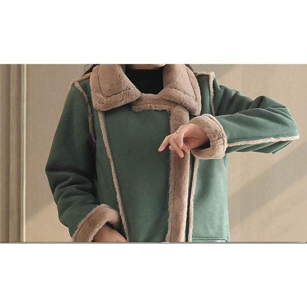 人気沸騰 ムートンコート ジャケット レディース ボアジャケット 裏起毛 フェイクムートンコート ミドル丈 もこもこ ロング アウター 冬 おしゃれ 暖かい