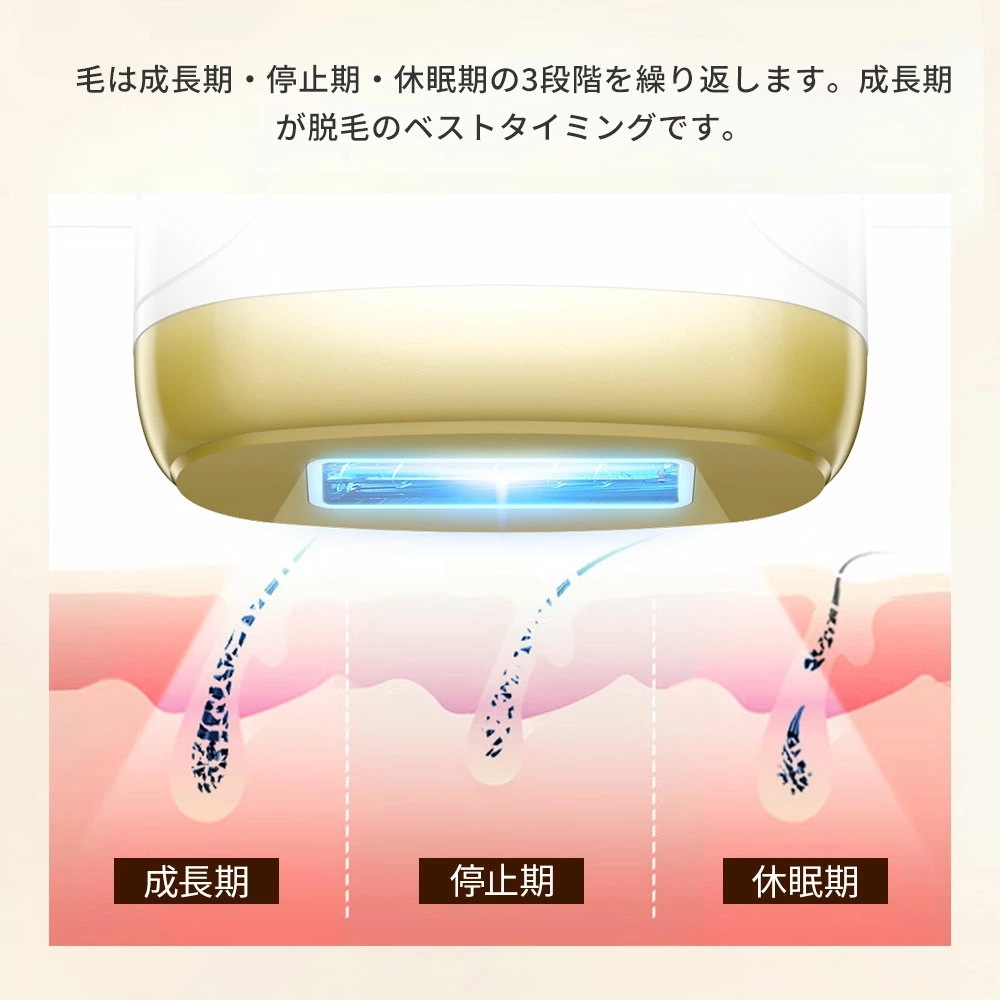 [迅速な出荷]脱毛器 vio対応 23J パワー 全身快速脱毛 家庭用脱毛器 サロン級HIPL＆サファイア氷感 冷感 美容器 美肌 うぶ毛 髭 VIO 顔 ワキ ヒゲ 5段階レベル 5種類照射モード