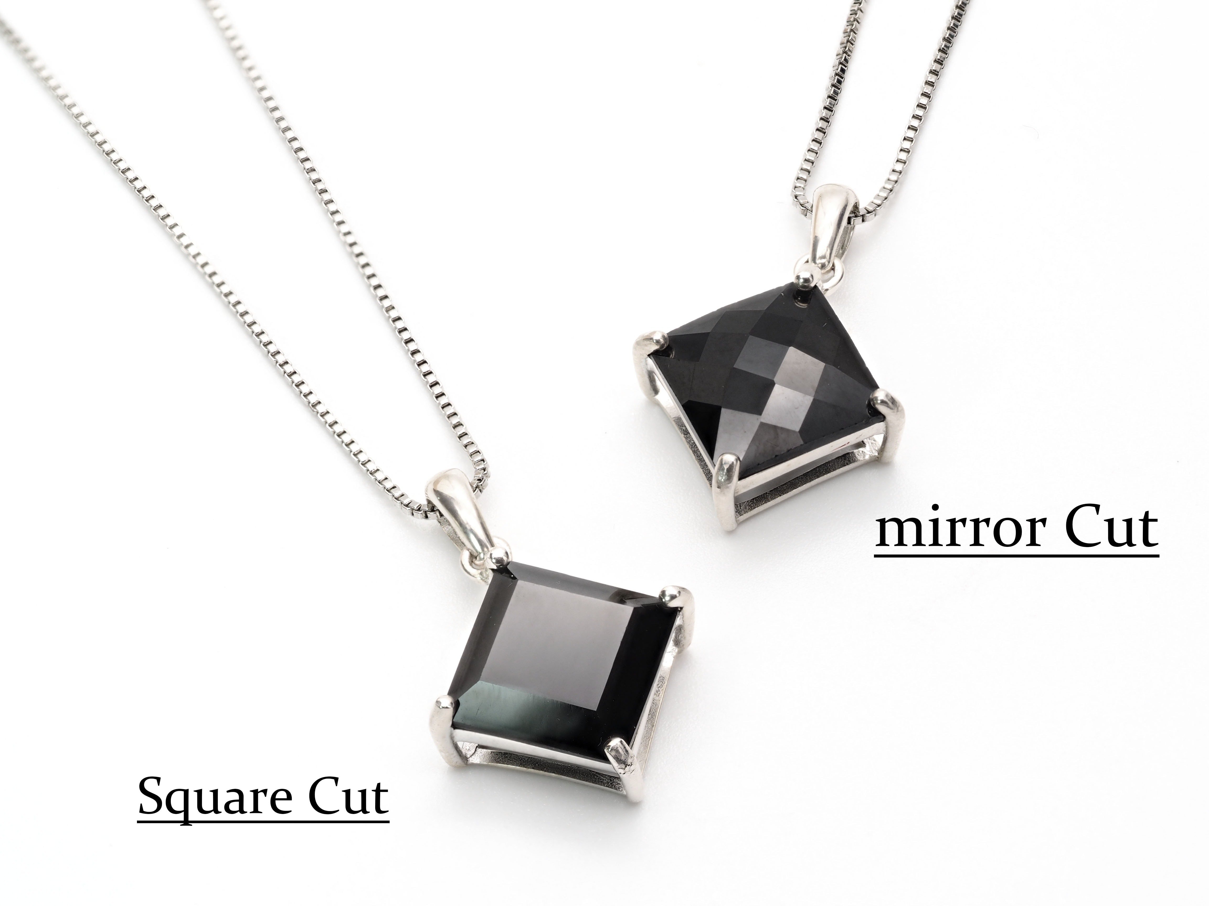 選べる!! 天然 ブラック ダイヤモンド ネックレス ミラーカットスクエアカット 3ct ベネチアンチェーン 18K イエローゴールド ホワイトゴールド ベネチアンチェーン ジュエリー ペンダント 選べる!! 天然 ブラック ダイヤモンド ネックレス ミラーカットスクエアカット 3ct ベネチアンチェーン 18K イエローゴールド ホワイトゴールド ベネチアンチェーン ジュエリー ペンダント