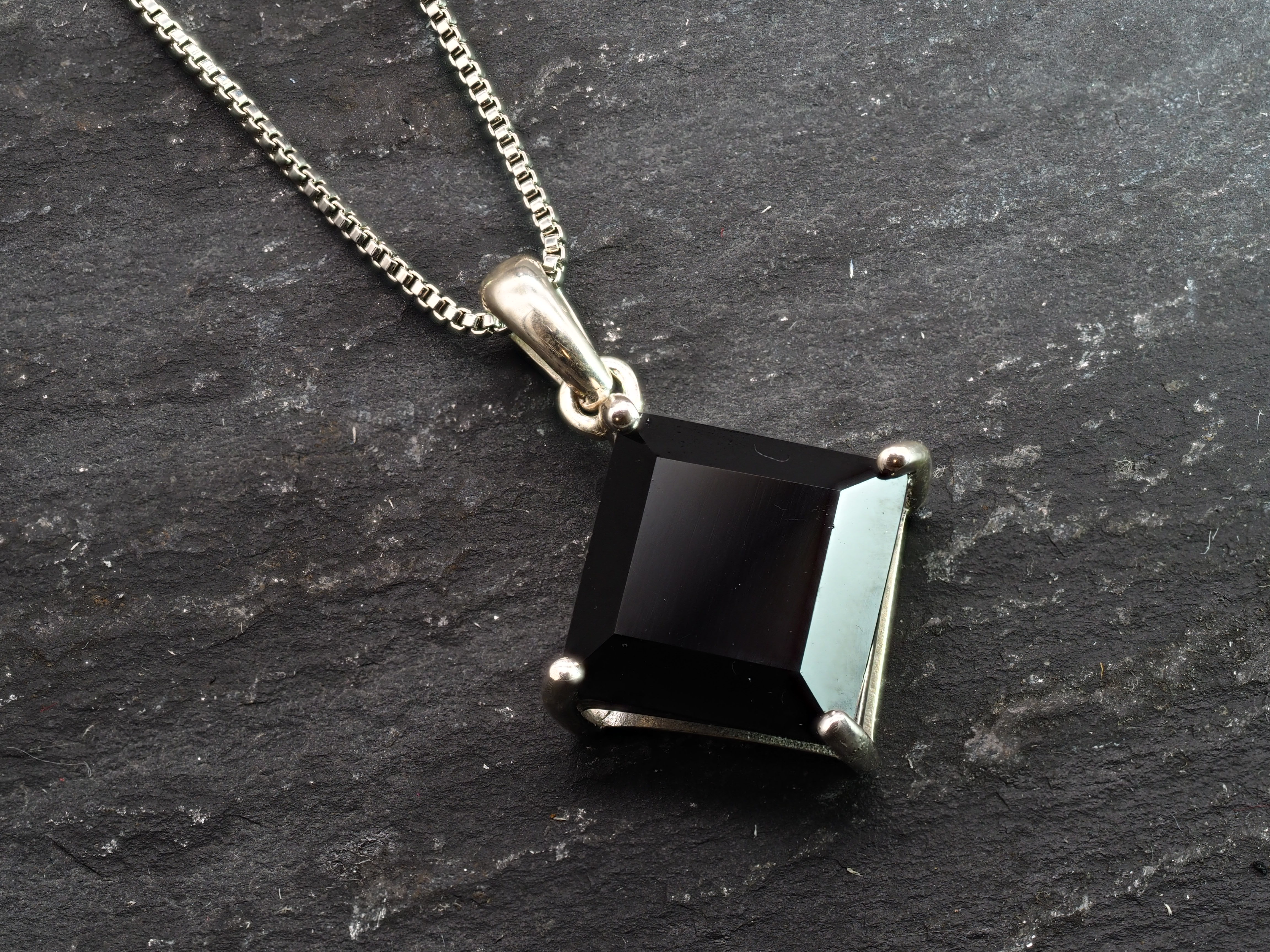 選べる!! 天然 ブラック ダイヤモンド ネックレス ミラーカットスクエアカット 3ct ベネチアンチェーン 18K イエローゴールド ホワイトゴールド ベネチアンチェーン ジュエリー ペンダント 選べる!! 天然 ブラック ダイヤモンド ネックレス ミラーカットスクエアカット 3ct ベネチアンチェーン 18K イエローゴールド ホワイトゴールド ベネチアンチェーン ジュエリー ペンダント