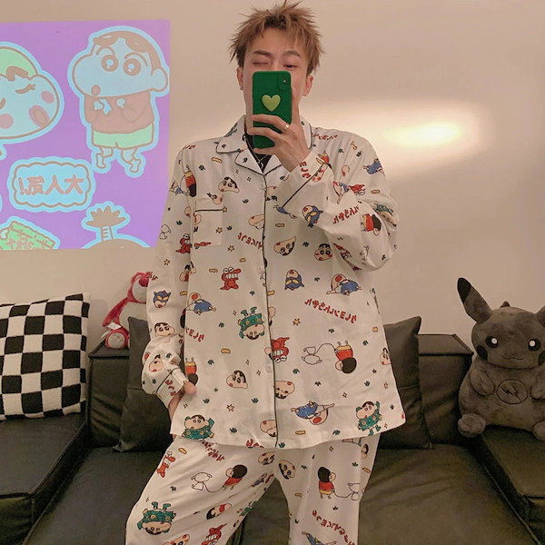 Qoo10] 新製品カップル用ドラえもんパジャマ春と秋