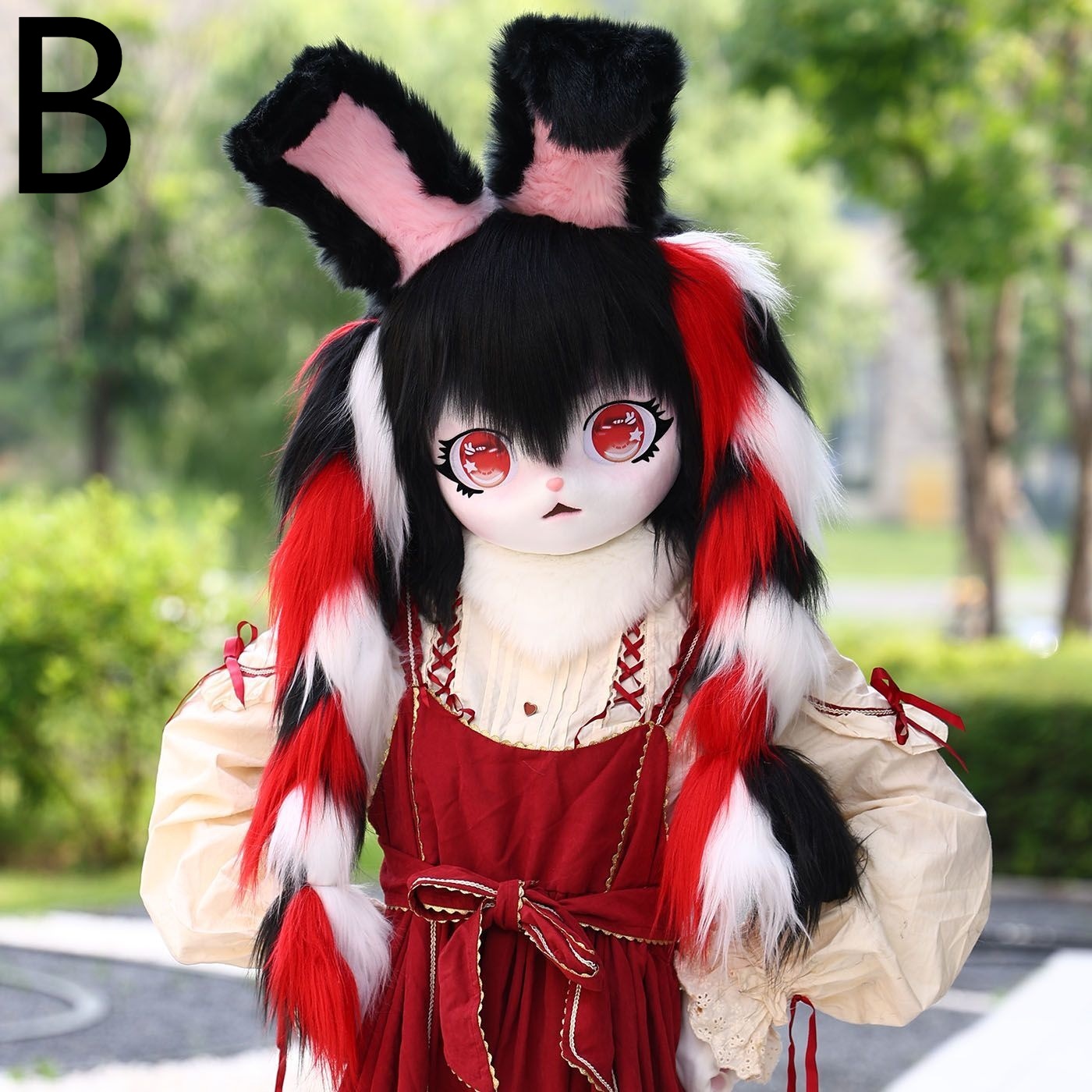 完成品獣頭フルセット児童成人獣装女子人形服服装服装頭カバーcos