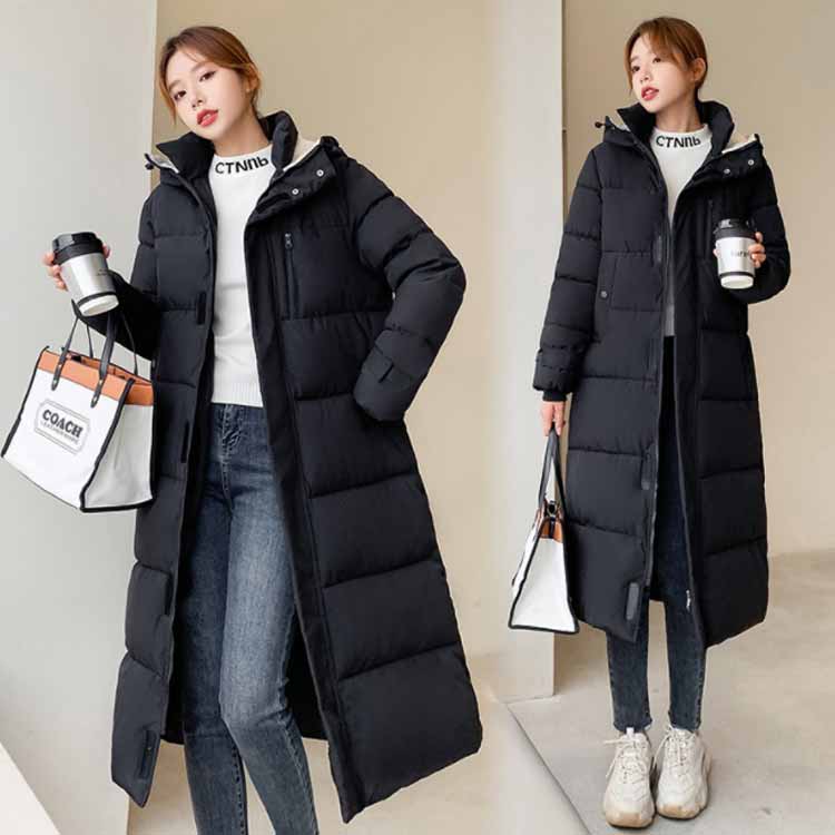 コートロングコートフード付きレディース中綿ジャケットベンチコート防寒中綿コート大きいサイズロング丈秋中綿入り厚冬あったか大人カジュアルシンプル無地おしゃれ可愛い大人着痩せアウター3040通勤通学20
