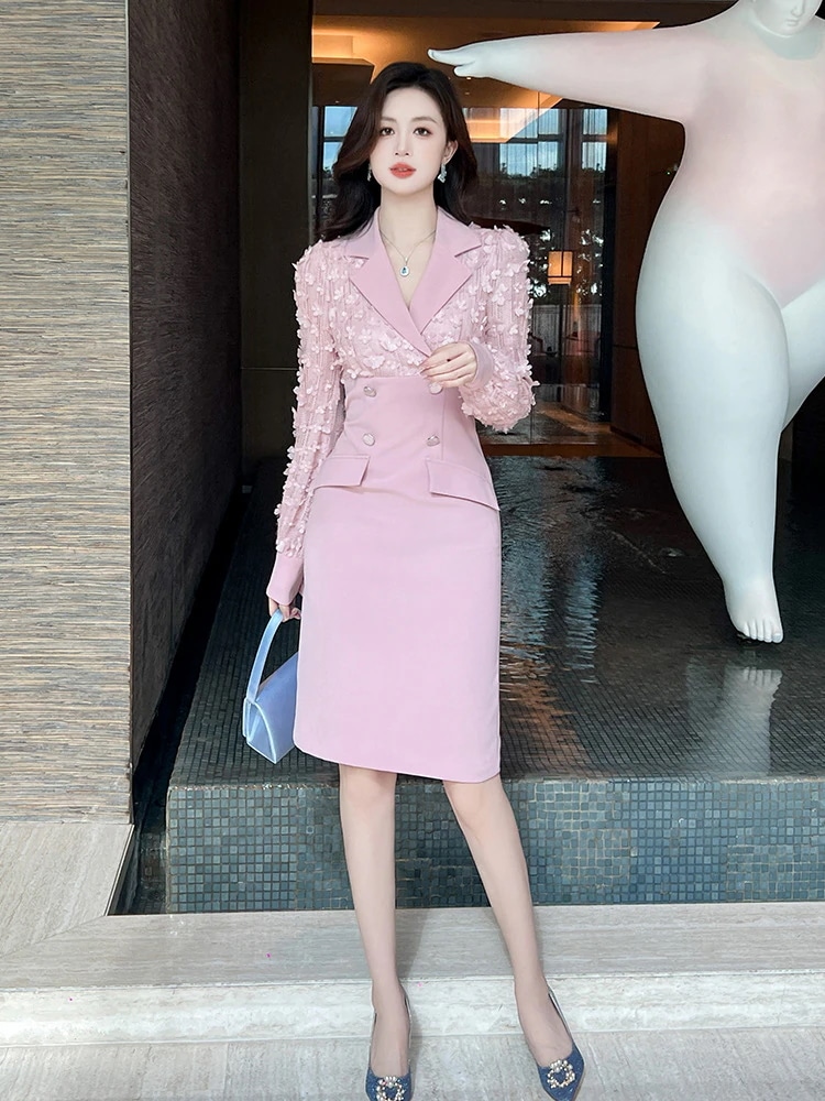 2024新品 スーツワンピース 花びら飾り ピンク ドレス パーティー キャバ 大人 同窓会 披露宴 卒業式 結婚式 演奏会 ウェディング 二次会 メガ割 2024新品 スーツワンピース 花びら飾り ピンク ドレス パーティー キャバ 大人 同窓会 披露宴 卒業式 結婚式 演奏会 ウェディング 二次会 メガ割