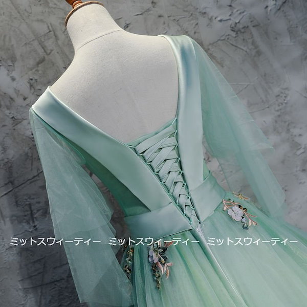 Qoo10] ウエディングドレス カラードレス ロング