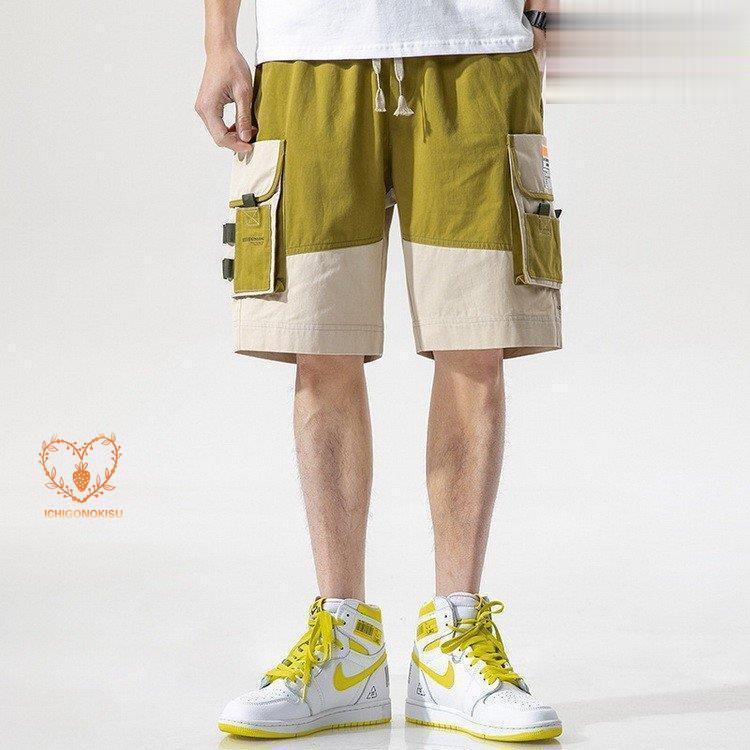 カーゴパンツ メンズ ハーフ丈 ミリタリー ショートパンツ ハーフパンツ ワイド 短パン 半ズボン ボトムス ストリート系 カーゴパンツ メンズ ハーフ丈 ミリタリー ショートパンツ ハーフパンツ ワイド 短パン 半ズボン ボトムス ストリート系
