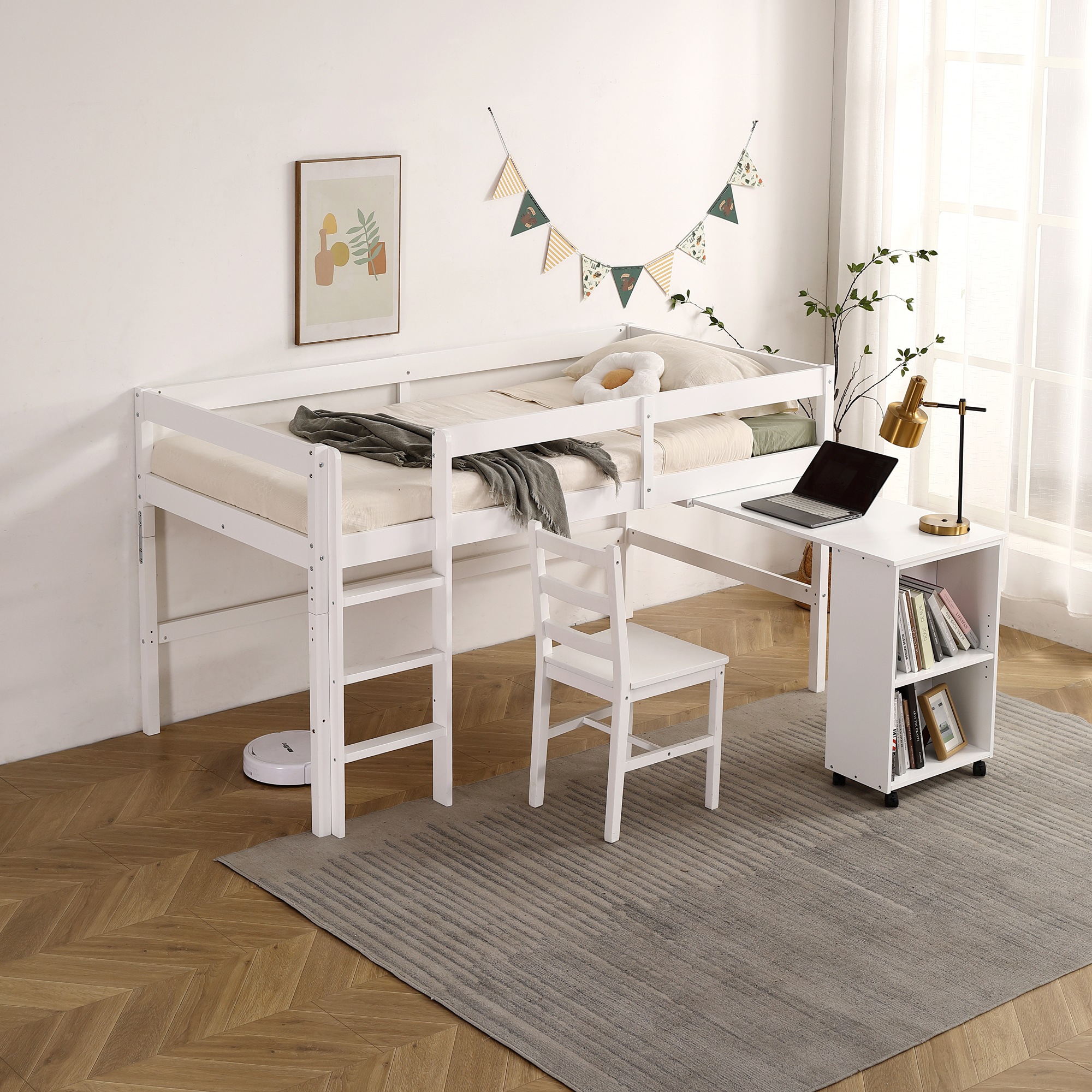 国内即発送!送.料.無.料!【10cm厚さマットレス付き】システムベッドシングルロフトベッドベッド木製デスク本棚ロータイプ机付きベッドコンパクト学習机本棚付き木製ベッド天然木収納子供大人一人 国内即発送!送.料.無.料!【10cm厚さマットレス付き】システムベッドシングルロフトベッドベッド木製デスク本棚ロータイプ机付きベッドコンパクト学習机本棚付き木製ベッド天然木収納子供大人一人