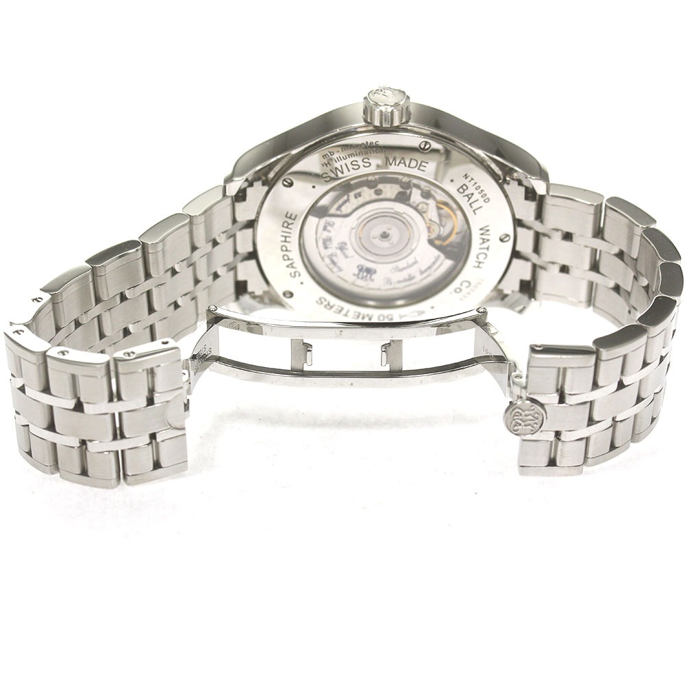 ボールウォッチ BALLWATCH NT1050D-SAJ-BK トレインマスター TMT 自動巻き メンズ _845882【中古】 ボールウォッチ BALLWATCH NT1050D-SAJ-BK トレインマスター TMT 自動巻き メンズ _845882【中古】