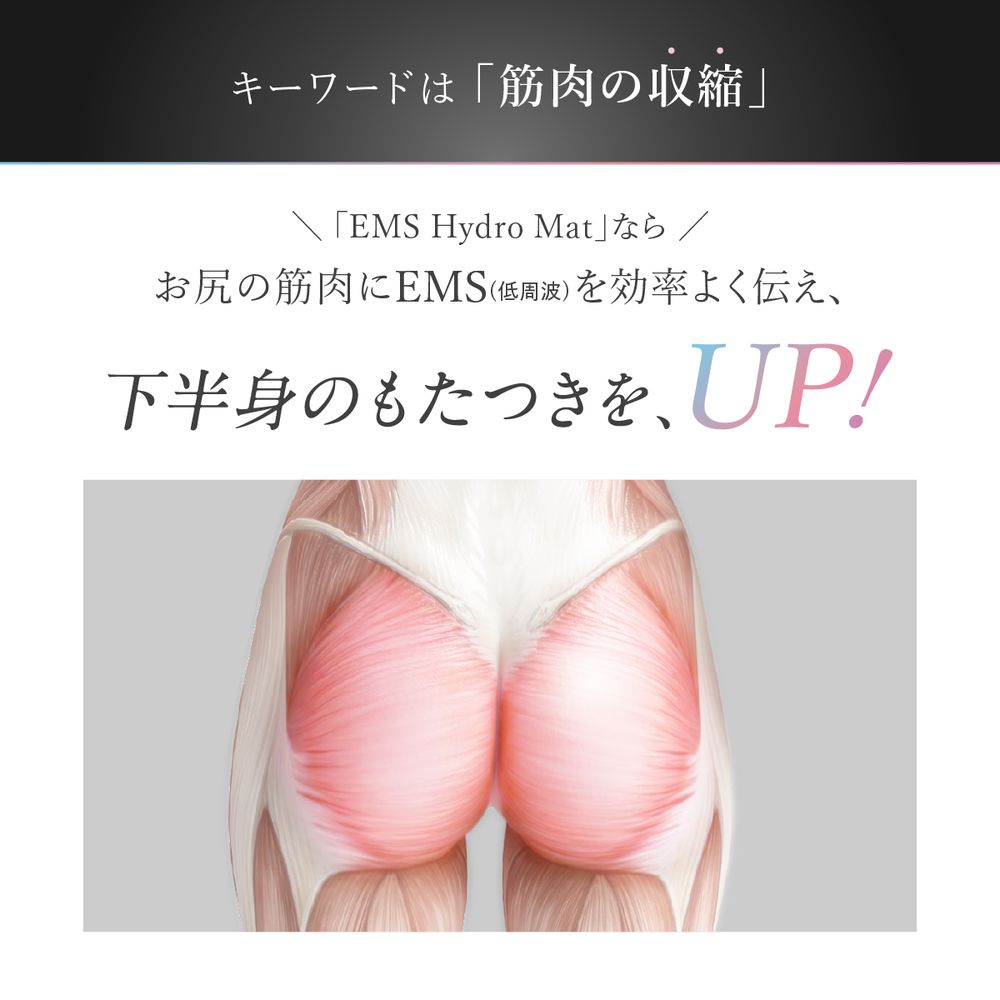 特典あり WAVEWAVE EMS Hydro Mat ハイドロマット 美尻 トレーニング EMS ヒップアップ 引き締め 入浴中 防水 ハムストリング リラックス 特典あり WAVEWAVE EMS Hydro Mat ハイドロマット 美尻 トレーニング EMS ヒップアップ 引き締め 入浴中 防水 ハムストリング リラックス