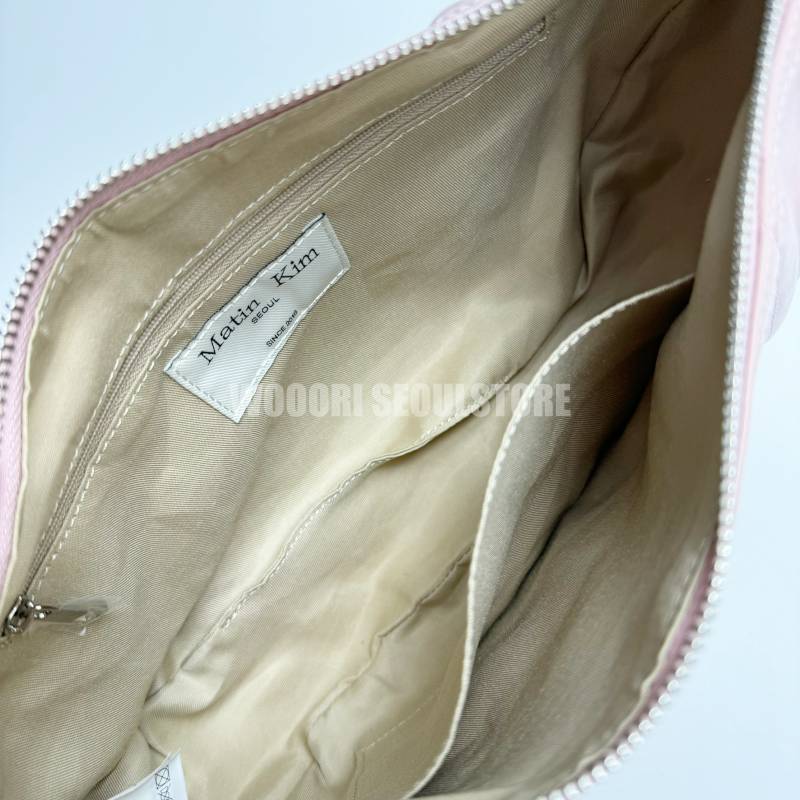 [正規品保証] 大人気 HALF SHIRRING RIBBON ROUND ハンドバッグ