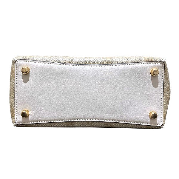 コーチ シグネチャー F67027 2way バッグ ハンドバッグ ショルダーバッグ 【中古】