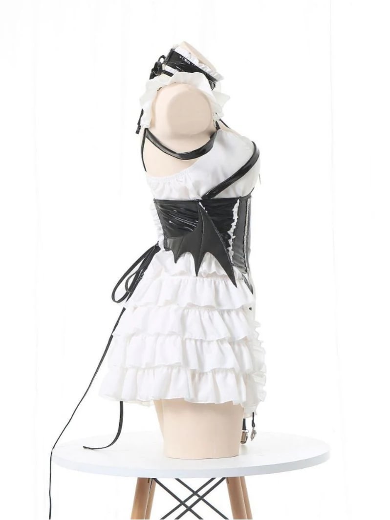 2025新型 韓国 スカートのデザイン感ウエストカバーファッション洋風 メイド服 悪魔 清楚ロリータワンピース トロールプレイング 2025新型 韓国 スカートのデザイン感ウエストカバーファッション洋風 メイド服 悪魔 清楚ロリータワンピース トロールプレイング