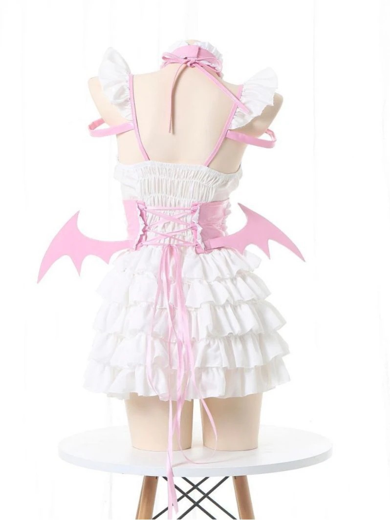 2025新型 韓国 スカートのデザイン感ウエストカバーファッション洋風 メイド服 悪魔 清楚ロリータワンピース トロールプレイング 2025新型 韓国 スカートのデザイン感ウエストカバーファッション洋風 メイド服 悪魔 清楚ロリータワンピース トロールプレイング