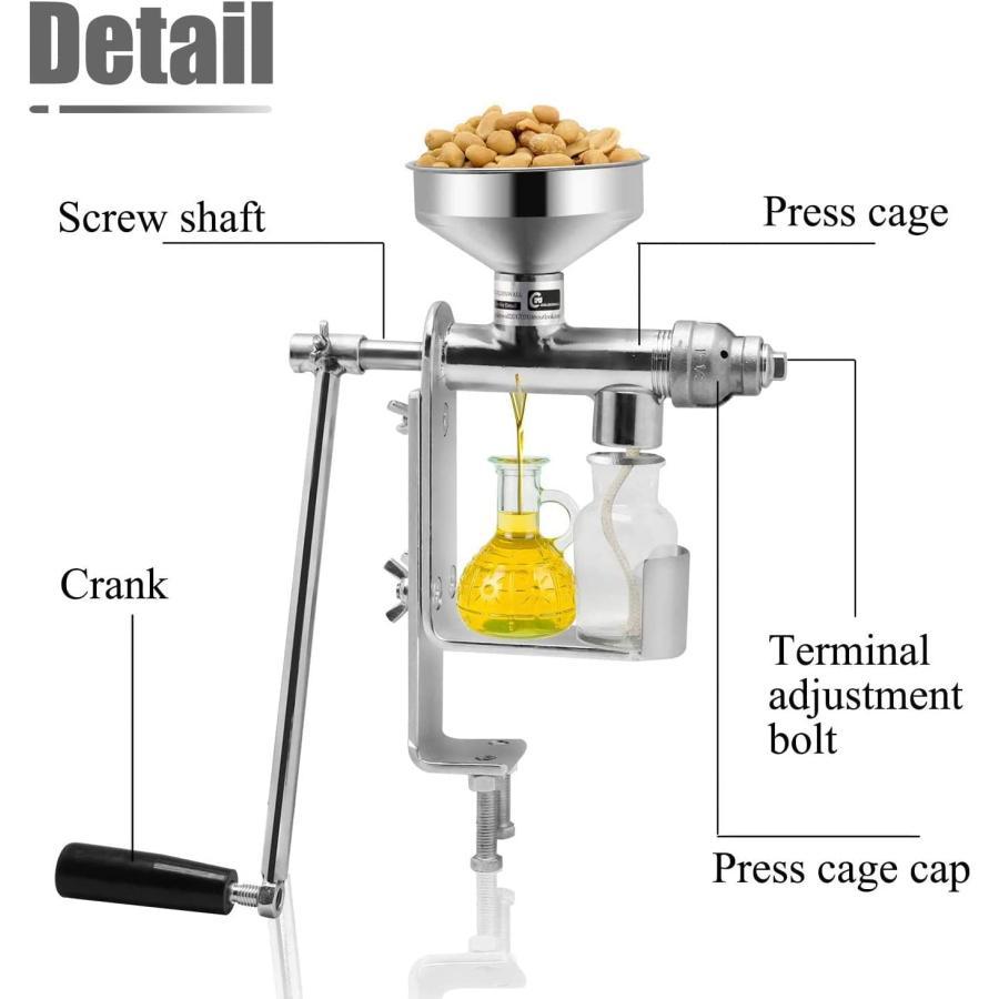 手動オイレス機 電源不要 DIY家庭用手動油絞り器 オイル搾り機 卓上油搾り機 小型搾油機 オイレスマシン 手動式 ピーナッツゴマ油菜の種フマコ杏仁 手動オイレス機 電源不要 DIY家庭用手動油絞り器 オイル搾り機 卓上油搾り機 小型搾油機 オイレスマシン 手動式 ピーナッツゴマ油菜の種フマコ杏仁