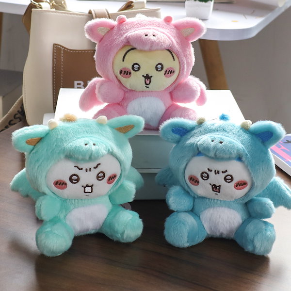 Qoo10] ドラゴン年限定 ちいかわぬいぐるみ かわ