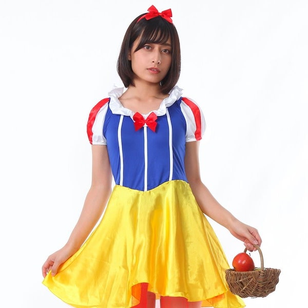 Qoo10] 【在庫処分】白雪姫 コスプレ 大人 プリ