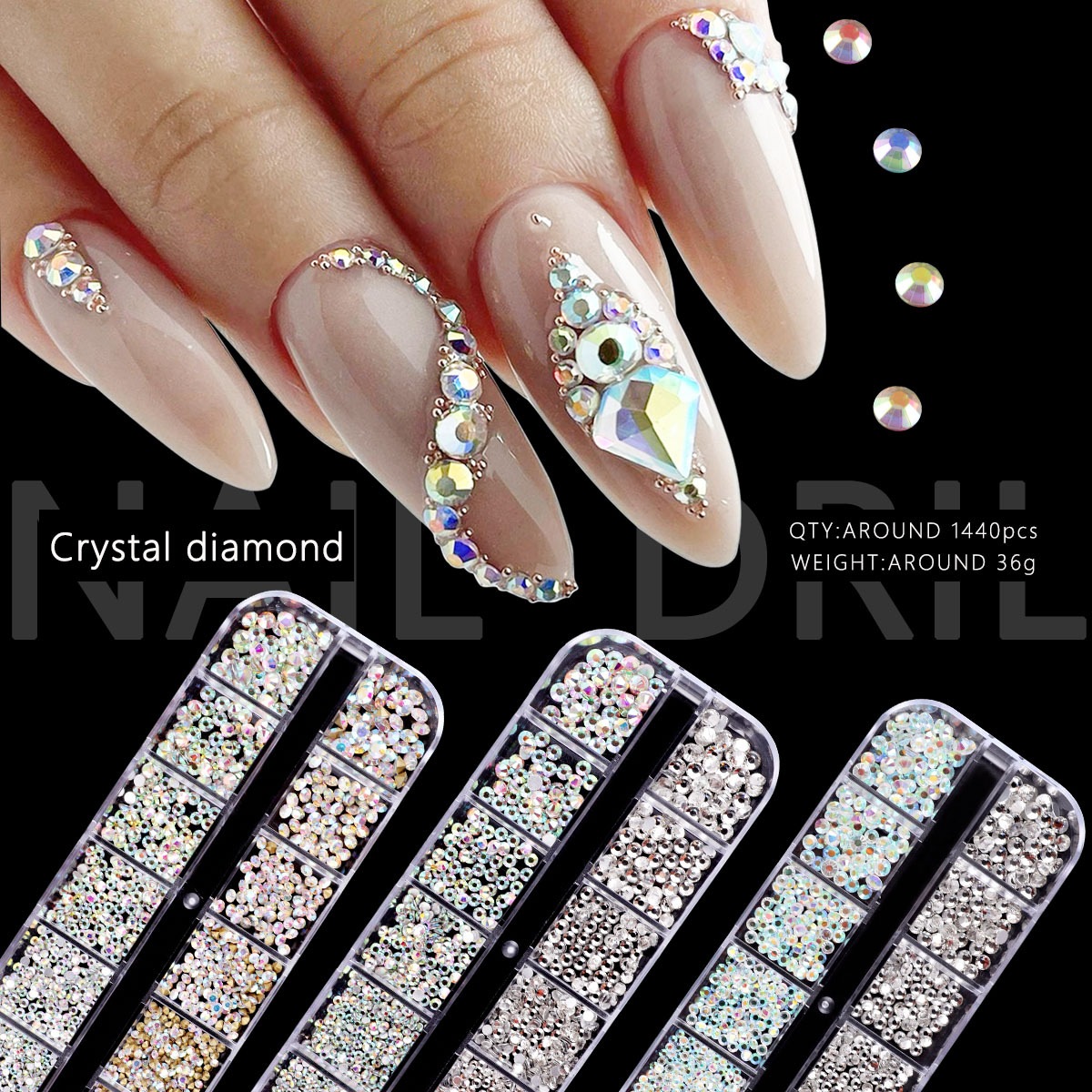 【1点ご購入 で10点プレゼントいたします】12マスネイルフラットドリル点滅底が落ちない円形尖底サイズ混在ネイルスタックドリル 【1点ご購入 で10点プレゼントいたします】12マスネイルフラットドリル点滅底が落ちない円形尖底サイズ混在ネイルスタックドリル