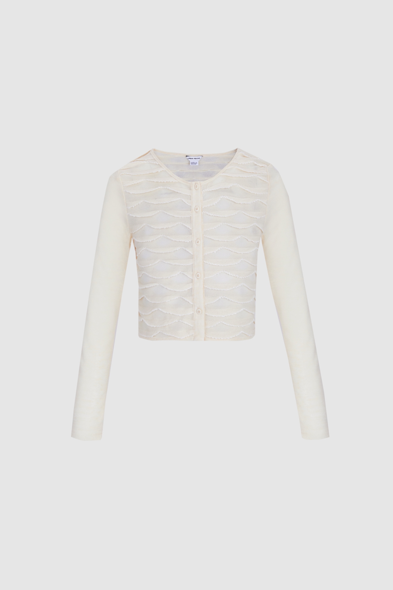 春 レディース カジュアル スタイル レース ラミネート ラウンドネック 長袖 Tシャツ ヌードアプリコット S M L トップス シャツ 袖あり 長袖 かわいい 大人可愛い きれいめ シンプル 大人