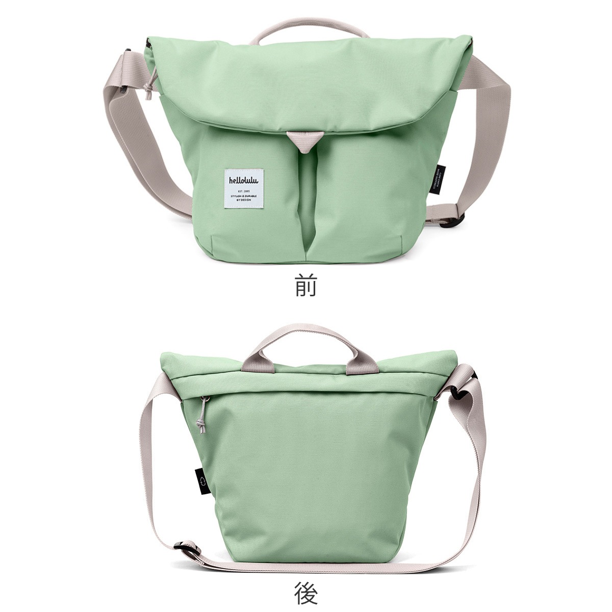ショルダーバッグ Hellolulu カセン KASEN バッグ レディース ミニショルダー かばん 鞄 クロスボディ 軽い ハロルル 斜め掛け クロスバッグ ポシェット 撥水 かぶせ