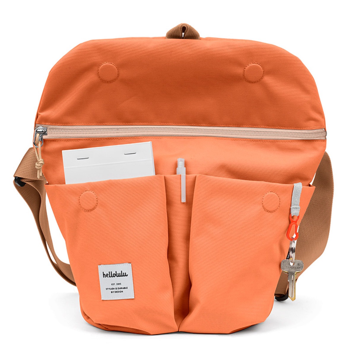 ショルダーバッグ Hellolulu カセン KASEN バッグ レディース ミニショルダー かばん 鞄 クロスボディ 軽い ハロルル 斜め掛け クロスバッグ ポシェット 撥水 かぶせ