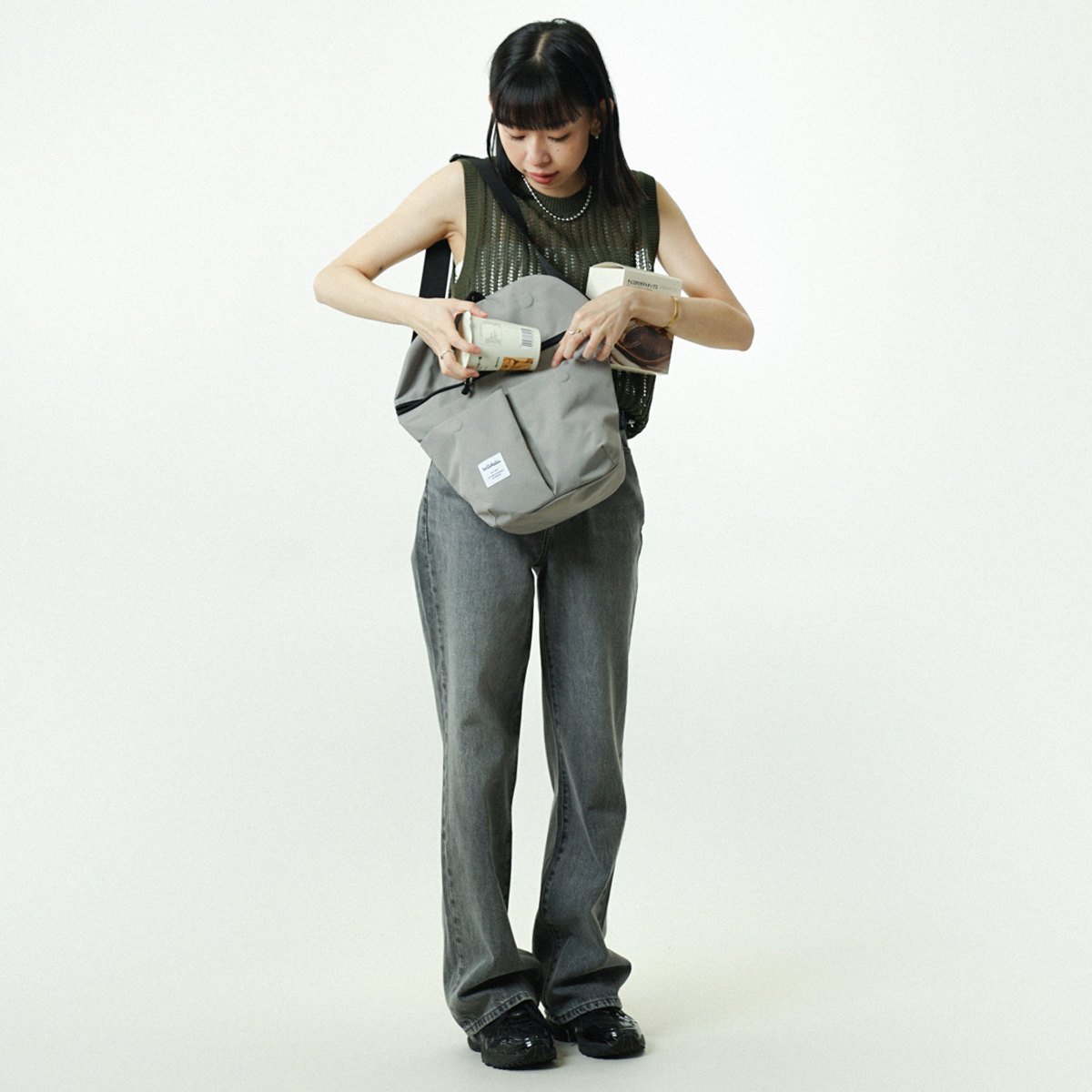 ショルダーバッグ Hellolulu カセン KASEN バッグ レディース ミニショルダー かばん 鞄 クロスボディ 軽い ハロルル 斜め掛け クロスバッグ ポシェット 撥水 かぶせ