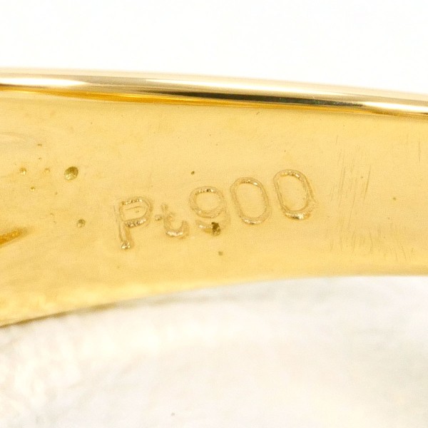 PT900 プラチナ リング 11号 ダイヤ 0.02 中古