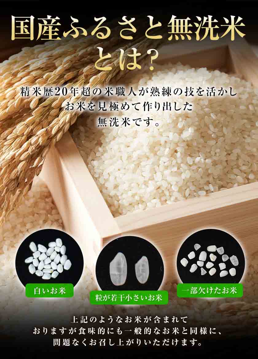 令和6年産 国産 ふるさと無洗米 10kg 送料無料 精米 国産ふるさと無洗米 非常食 保存食