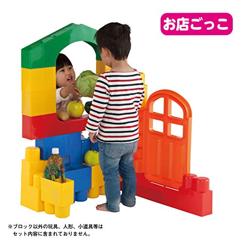 ピープル 全身でブロック 入って遊べるセット 作ったものに入って遊べる 頭が育つ 作例20通り以上
