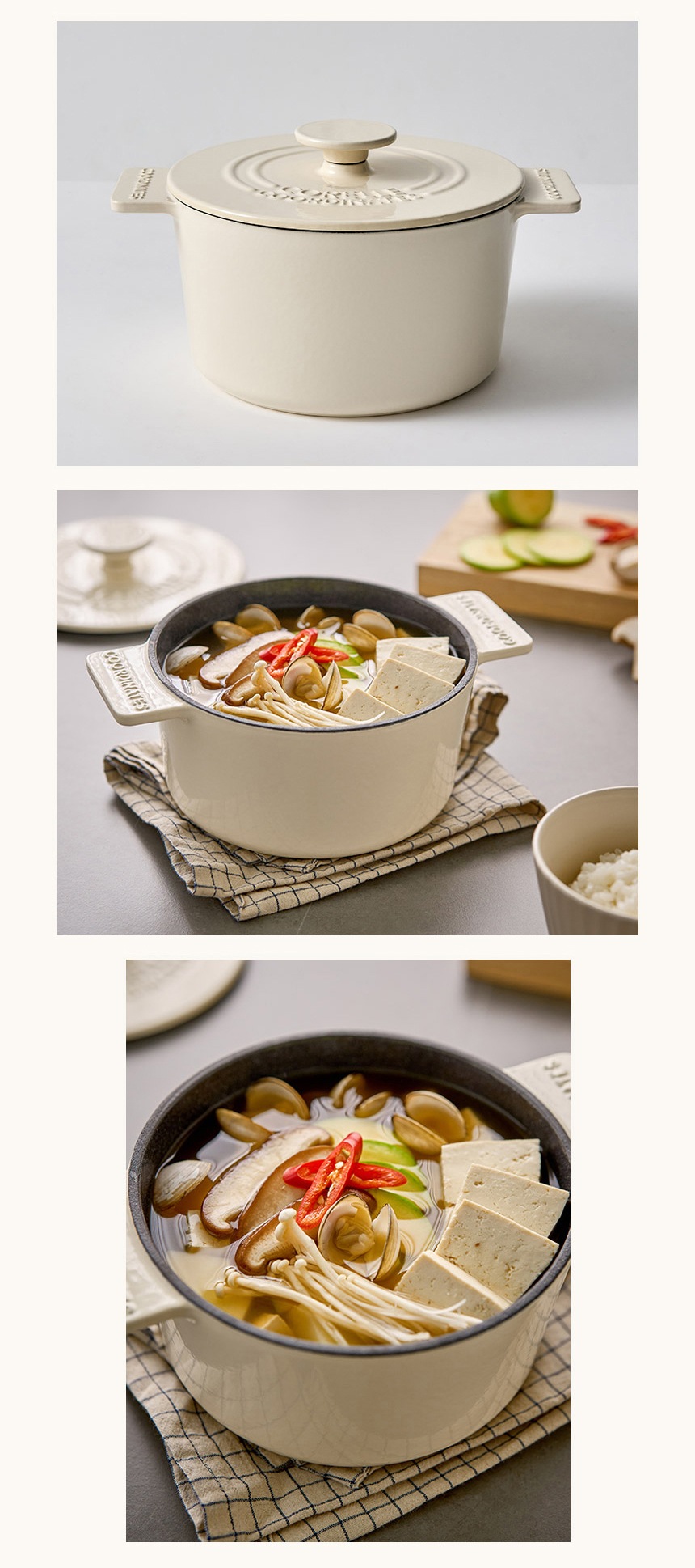 アシュリー鋳鉄ノンスティックシチューポット (14cm) レッド アシュリー鋳鉄ノンスティックシチューポット (14cm) レッド